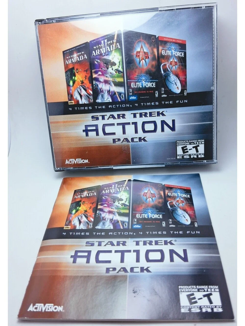Activision Star Trek Action Pack PC Compilation w/ Manual Expansion Pack 2002